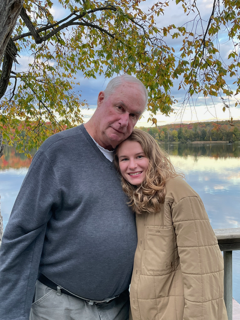 Abby Berube - Photo with Grandfather